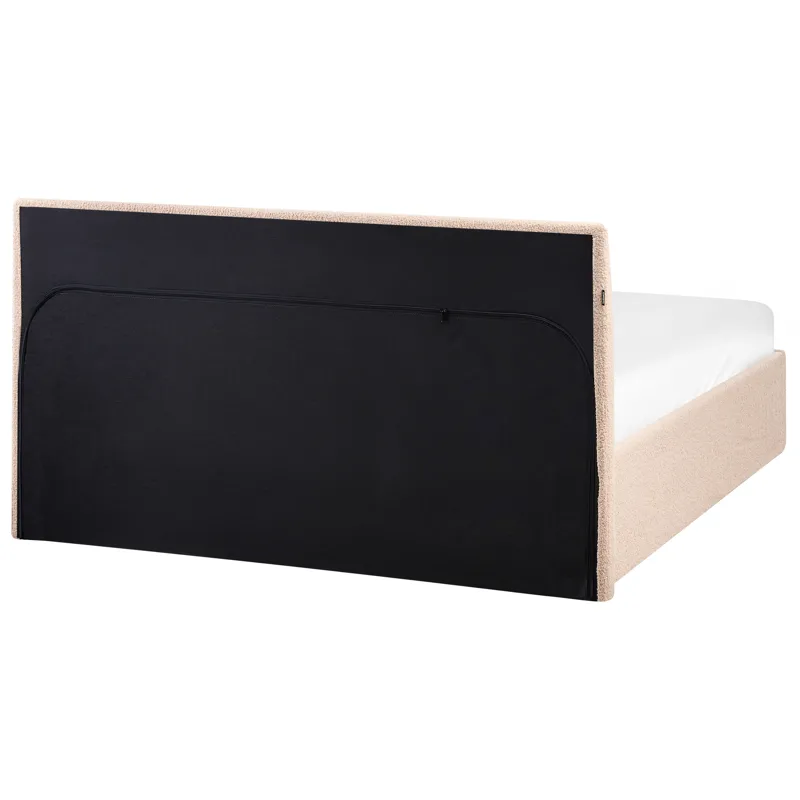 Dobbeltseng Orbey 120x200 cm - Beige - Møbler - Senge - Sengeramme & sengestel