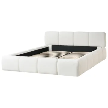 Dobbeltseng Orville 160x200 cm - Off-White - Møbler - Senge - Sengeramme & sengestel