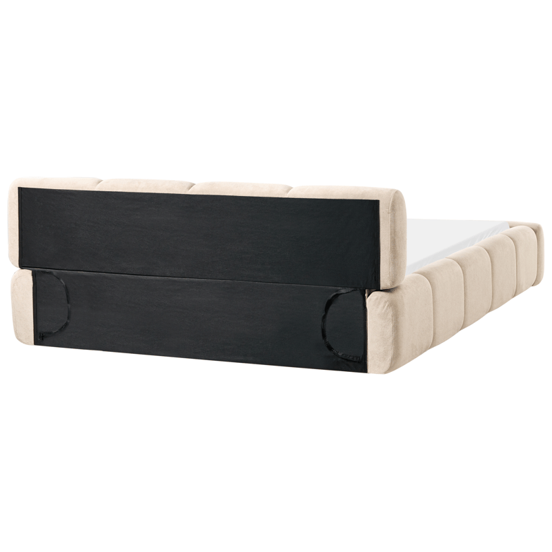 Dobbeltseng Orville 160x200 cm - Taupe - Møbler - Senge - Sengeramme & sengestel