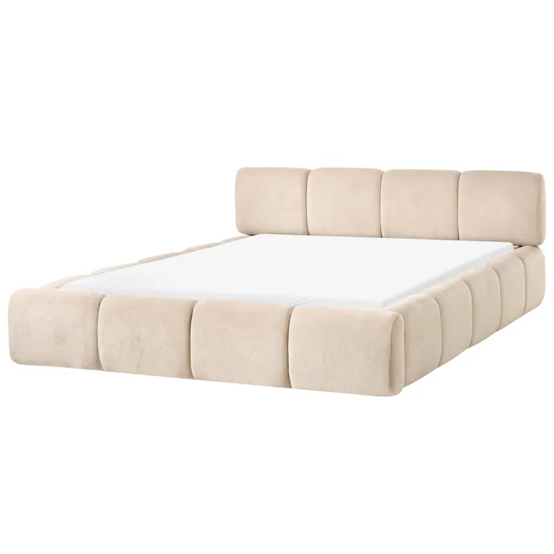 Dobbeltseng Orville 160x200 cm, Taupe