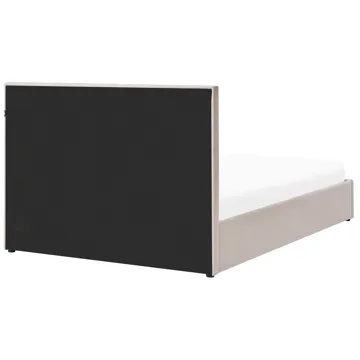Dobbeltseng Quiberon 160x200 cm - Beige - Møbler - Senge - Sengeramme & sengestel