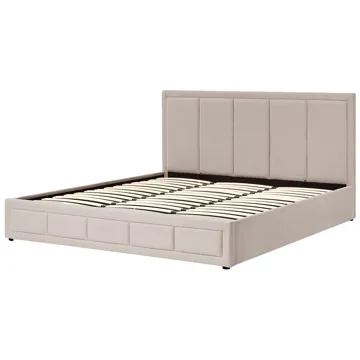 Dobbeltseng Quiberon 180x200 cm - Beige - Møbler - Senge - Sengeramme & sengestel