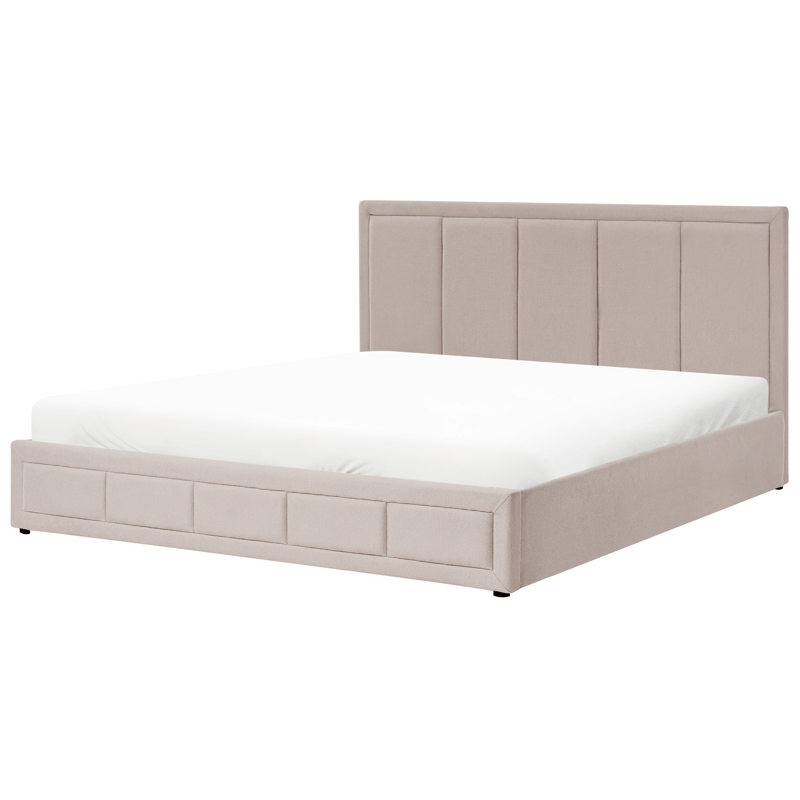 Dobbeltseng Quiberon 180x200 cm - Beige - Møbler - Senge - Sengeramme & sengestel