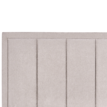 Dobbeltseng Quiberon 180x200 cm - Taupe - Møbler - Senge - Sengeramme & sengestel