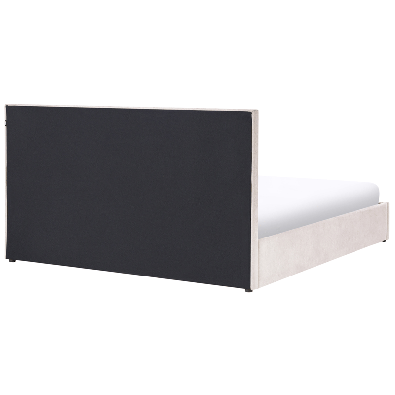 Dobbeltseng Quiberon 180x200 cm - Taupe - Møbler - Senge - Sengeramme & sengestel