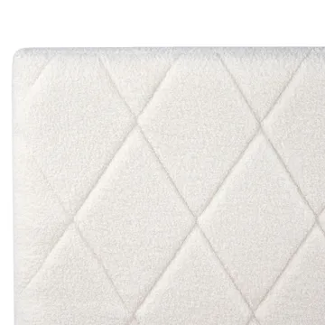 Dobbeltseng Rochefort 140x200 cm - Off-White - Møbler - Senge - Sengeramme & sengestel