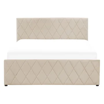 Dobbeltseng Rochefort 180x200 cm - Beige - Møbler - Senge - Sengeramme & sengestel