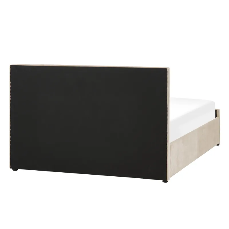 Dobbeltseng Rochefort 180x200 cm - Beige - Møbler - Senge - Sengeramme & sengestel