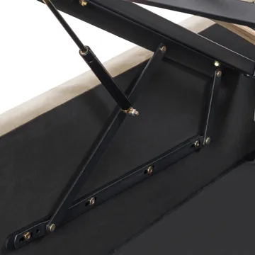 Dobbeltseng Rochefort 180x200 cm - Beige - Møbler - Senge - Sengeramme & sengestel