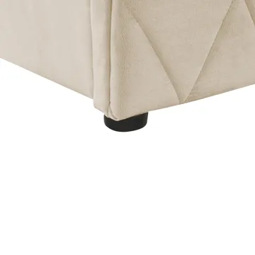 Dobbeltseng Rochefort 180x200 cm - Beige - Møbler - Senge - Sengeramme & sengestel