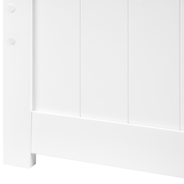 Dobbeltseng Sabran 120x200 - Hvid - Møbler - Senge - Sengeramme & sengestel