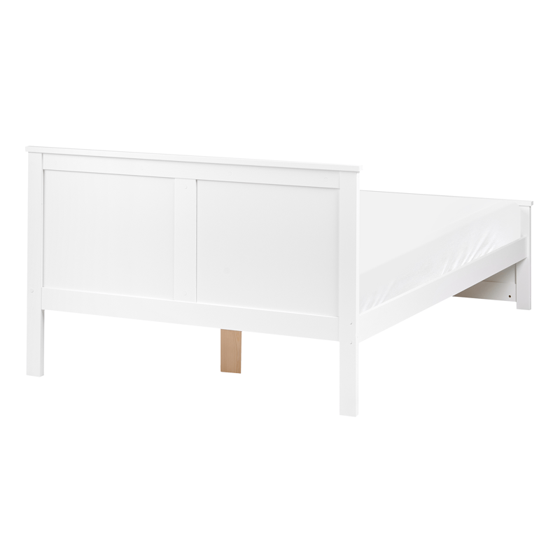 Dobbeltseng Sabran 120x200 - Hvid - Møbler - Senge - Sengeramme & sengestel