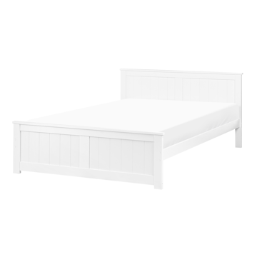 Dobbeltseng Sabran 120x200 - Hvid - Møbler - Senge - Sengeramme & sengestel