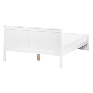 Dobbeltseng Sabran 140x200 - Hvid - Møbler - Senge - Sengeramme & sengestel
