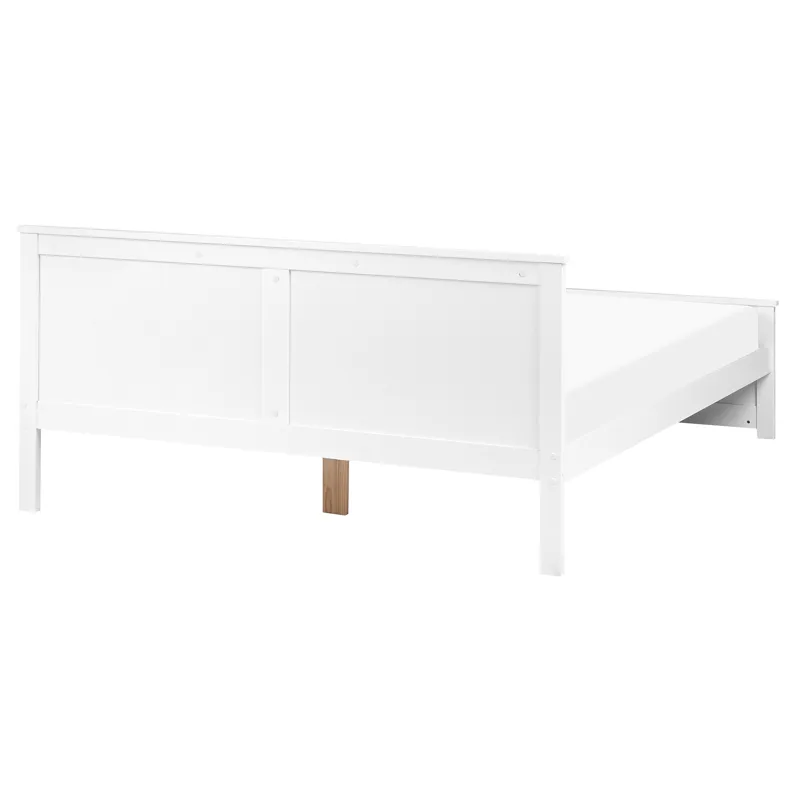 Dobbeltseng Sabran 160x200 - Hvid - Møbler - Senge - Sengeramme & sengestel