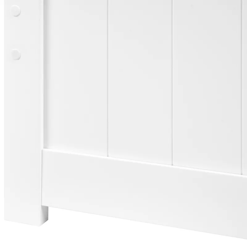 Dobbeltseng Sabran 160x200 - Hvid - Møbler - Senge - Sengeramme & sengestel