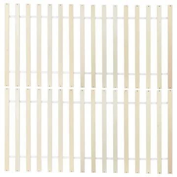 Dobbeltseng Sabran 160x200 - Hvid - Møbler - Senge - Sengeramme & sengestel