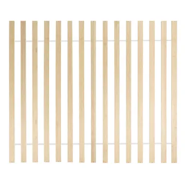 Dobbeltseng Salernas 140x200 cm - Lysebrun - Møbler - Senge - Sengeramme & sengestel