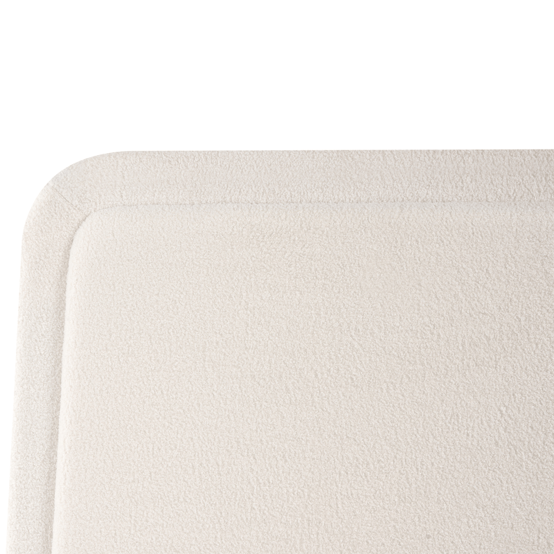 Dobbeltseng Sardent 160x200 - Off-white - Møbler - Senge - Sengeramme & sengestel
