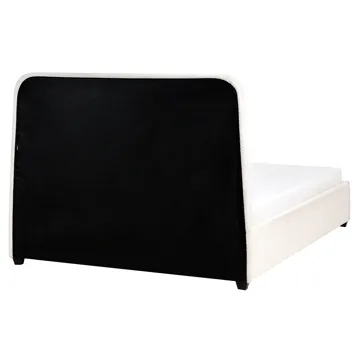 Dobbeltseng Sardent 160x200 - Off-white - Møbler - Senge - Sengeramme & sengestel