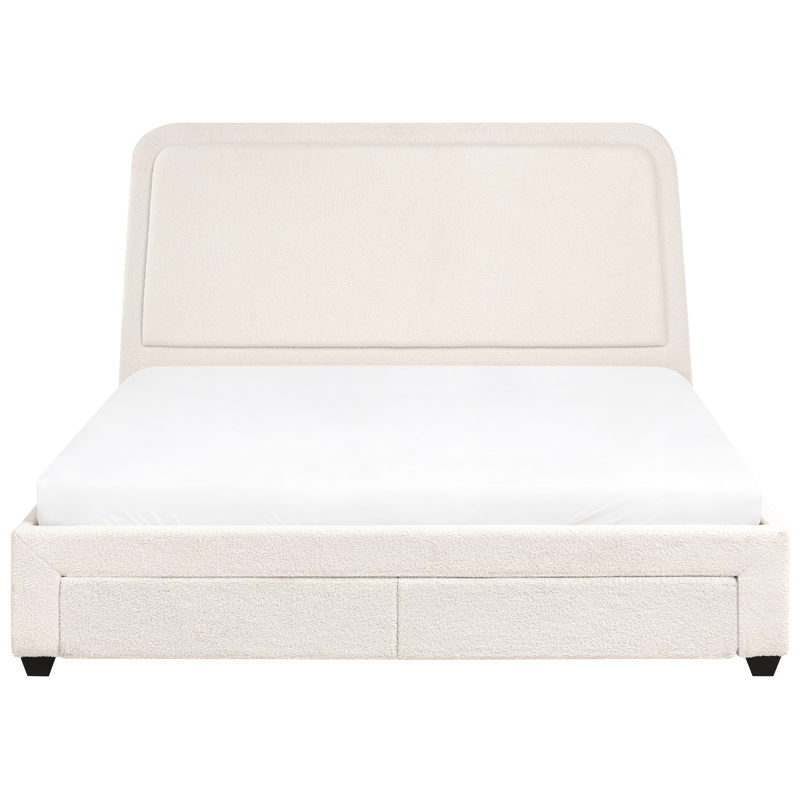 Dobbeltseng Sardent 180x200 - Off-White - Møbler - Senge - Sengeramme & sengestel