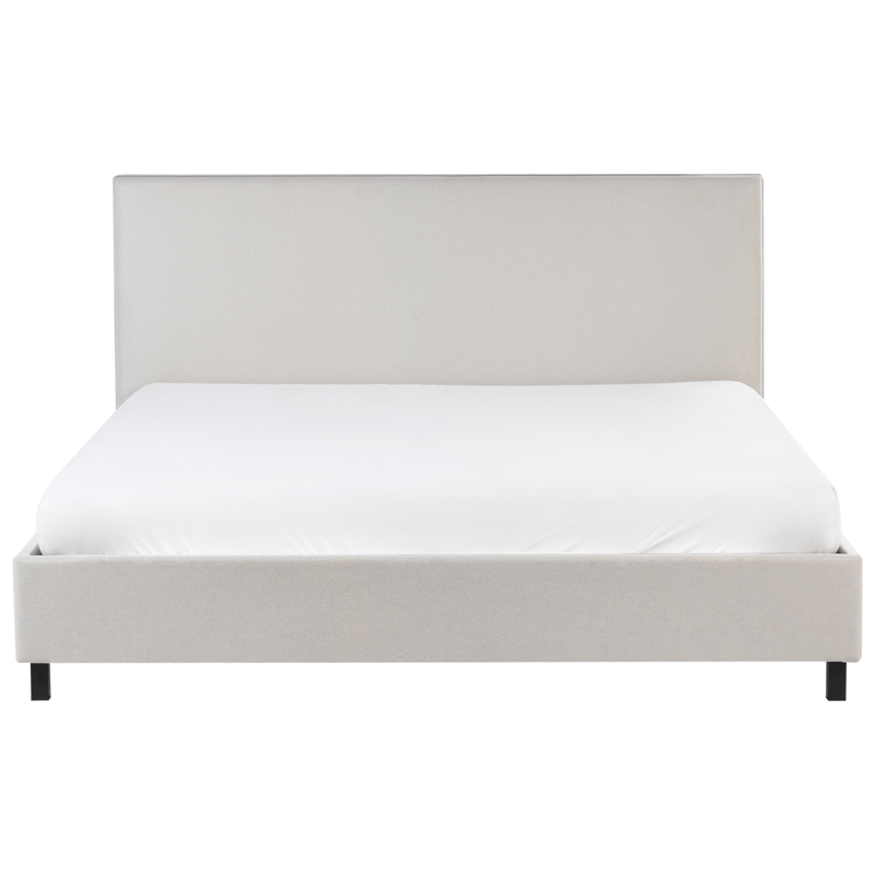 Dobbeltseng Sennez 180x200 - Beige - Møbler - Senge - Sengeramme & sengestel