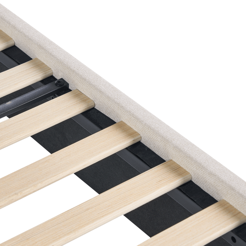 Dobbeltseng Sennez 180x200 - Beige - Møbler - Senge - Sengeramme & sengestel