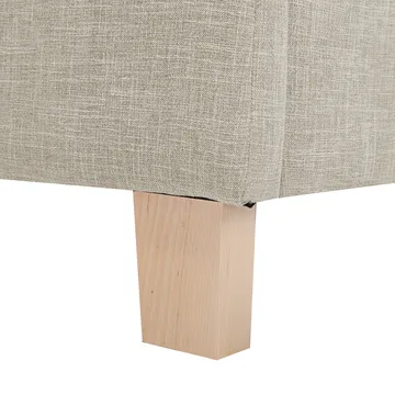 Dobbeltseng Sennez 180x200 - Beige - Møbler - Senge - Sengeramme & sengestel