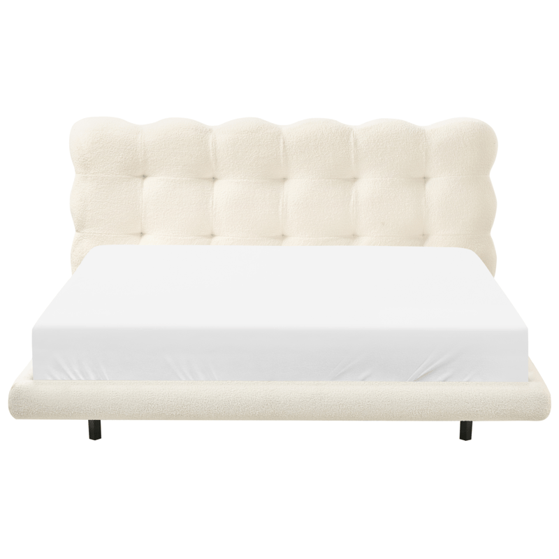 Dobbeltseng Soulisse 160x200 cm - Off-White - Møbler - Senge - Sengeramme & sengestel