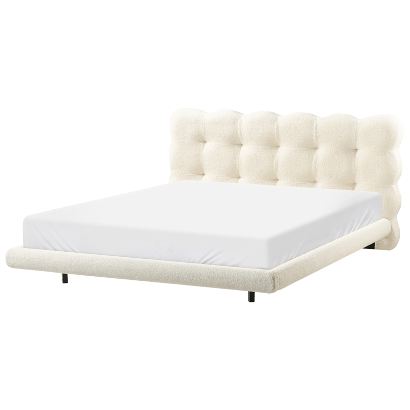 Dobbeltseng Soulisse 160x200 cm - Off-White - Møbler - Senge - Sengeramme & sengestel