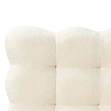 Dobbeltseng Soulisse 160x200 cm - Off-White - Møbler - Senge - Sengeramme & sengestel