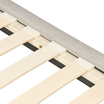 Dobbeltseng Soulisse 180x200 cm - Beige - Møbler - Senge - Sengeramme & sengestel