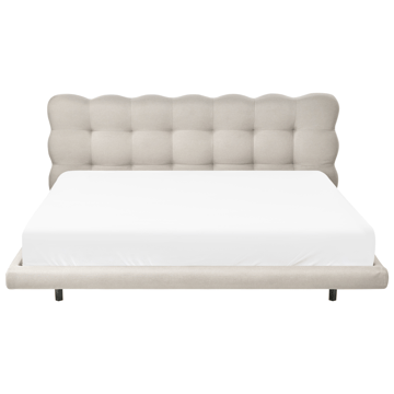 Dobbeltseng Soulisse 180x200 cm - Beige - Møbler - Senge - Sengeramme & sengestel