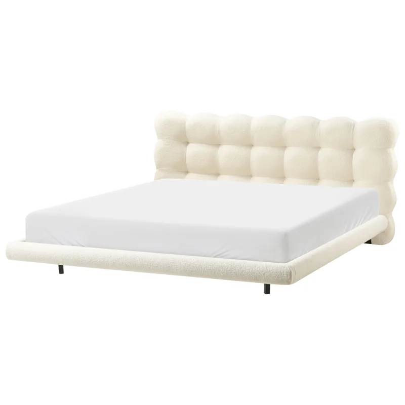 Dobbeltseng Soulisse 180x200 cm - Off-White - Møbler - Senge - Sengeramme & sengestel