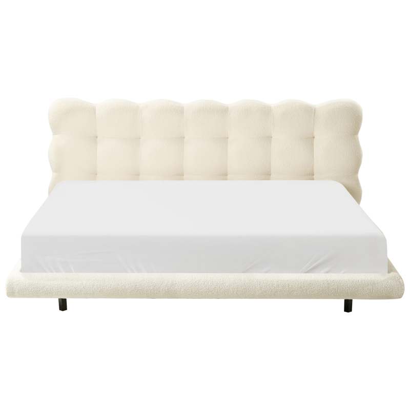 Dobbeltseng Soulisse 180x200 cm - Off-White - Møbler - Senge - Sengeramme & sengestel