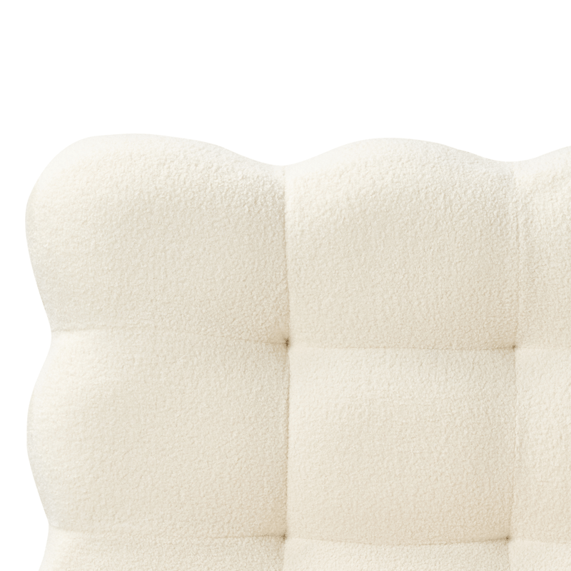 Dobbeltseng Soulisse 180x200 cm - Off-White - Møbler - Senge - Sengeramme & sengestel