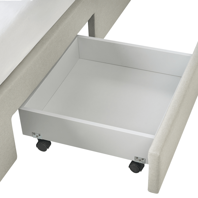Dobbeltseng Soutrin 160x200 cm - Beige - Møbler - Senge - Sengeramme & sengestel