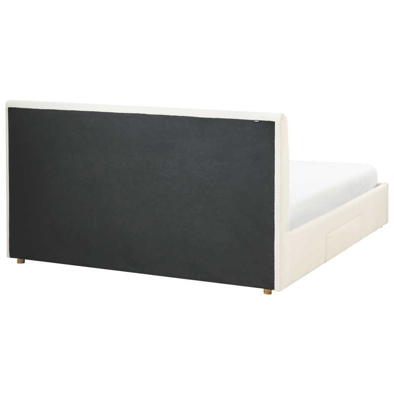 Dobbeltseng Soutrin 180x200 cm - Off-white - Møbler - Senge - Sengeramme & sengestel