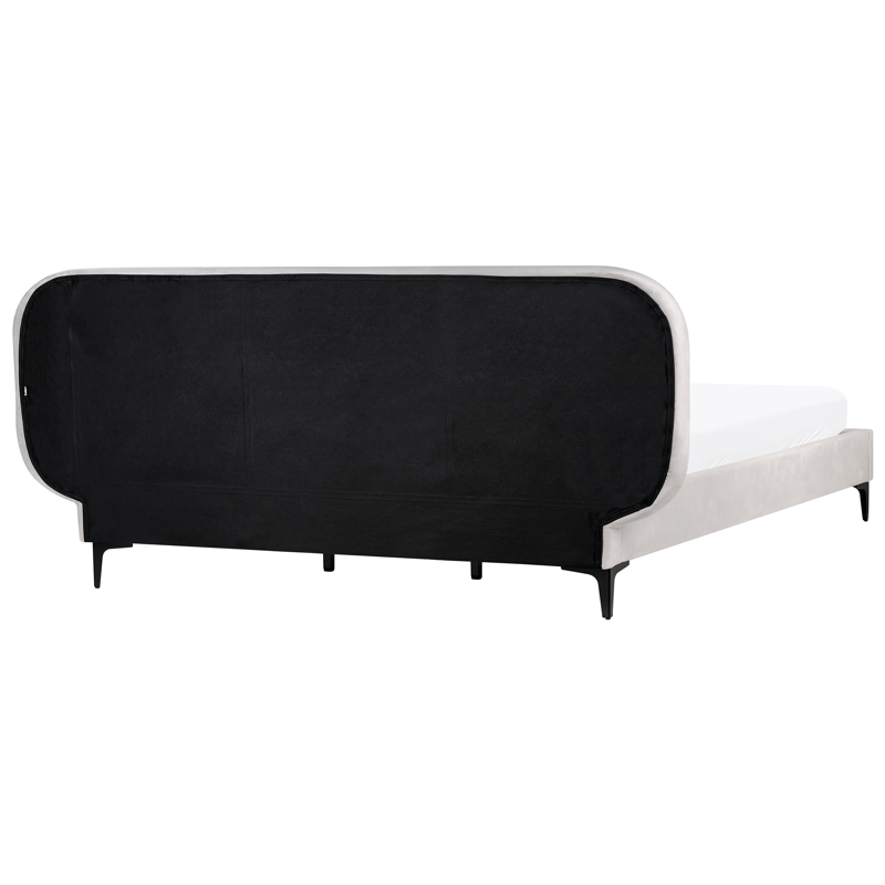 Dobbeltseng Suzette 180x200 cm - Lysegrå - Møbler - Senge - Sengeramme & sengestel
