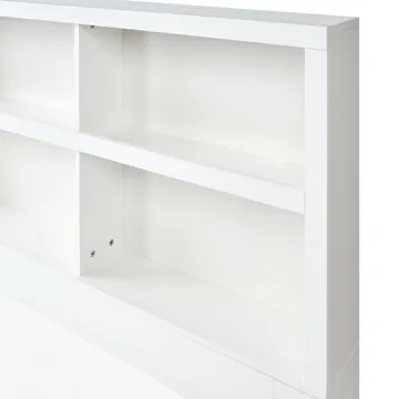 Dobbeltseng Tarare 180x200 - Hvid - Møbler - Senge - Sengeramme & sengestel
