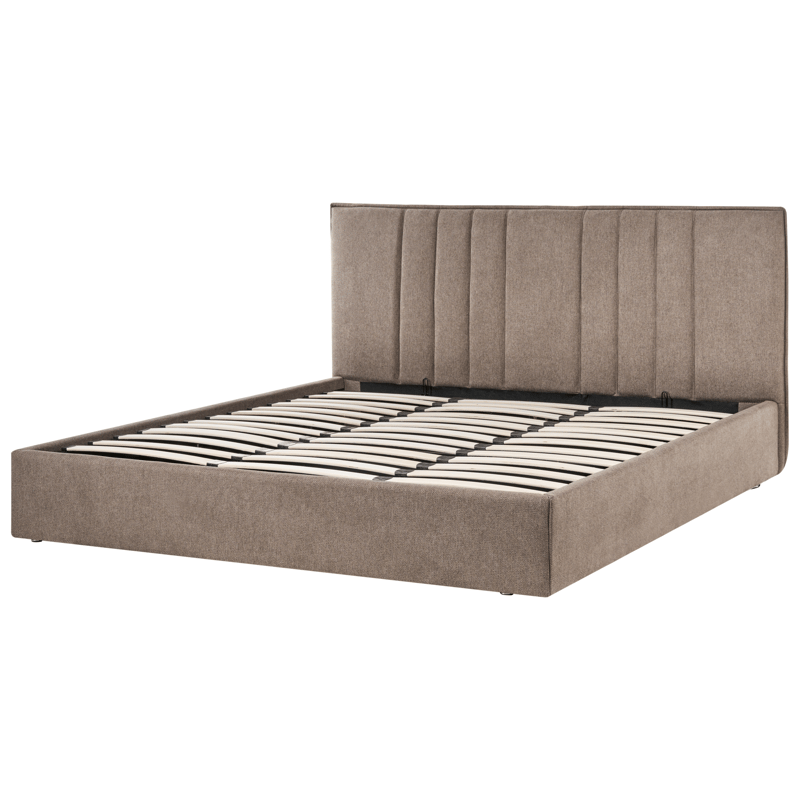 Dobbeltseng Tarascon 180x200 cm - Taupe - Møbler - Senge - Sengeramme & sengestel