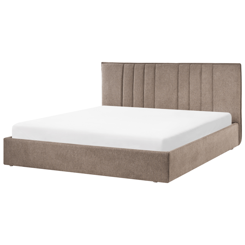 Dobbeltseng Tarascon 180x200 cm - Taupe - Møbler - Senge - Sengeramme & sengestel