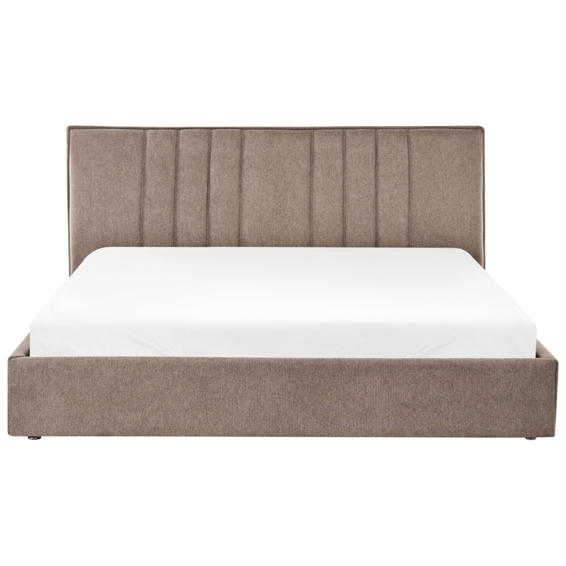 Dobbeltseng Tarascon 180x200 cm - Taupe - Møbler - Senge - Sengeramme & sengestel