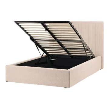 Dobbeltseng Vion 120x200 cm - Beige - Møbler - Senge - Sengeramme & sengestel