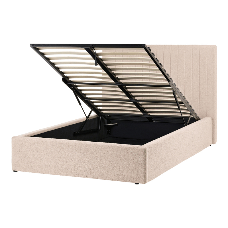 Dobbeltseng Vion 120x200 cm - Beige - Møbler - Senge - Sengeramme & sengestel