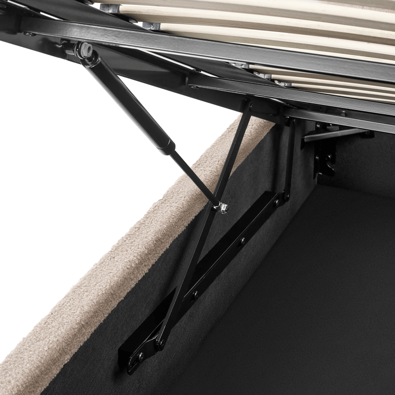 Dobbeltseng Vion 120x200 cm - Beige - Møbler - Senge - Sengeramme & sengestel