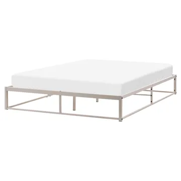 Dobbeltseng Viry 160x200 - Lys beige - Møbler - Senge - Sengeramme & sengestel
