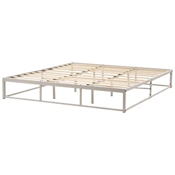 Dobbeltseng Viry 180x200 - Lys beige - Møbler - Senge - Sengeramme & sengestel