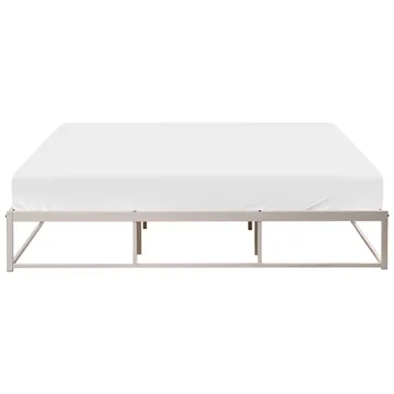 Dobbeltseng Viry 180x200 - Lys beige - Møbler - Senge - Sengeramme & sengestel