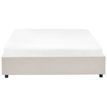 Dobbeltseng Prades 160x200 cm - Lys beige - Møbler - Senge - Sengeramme & sengestel